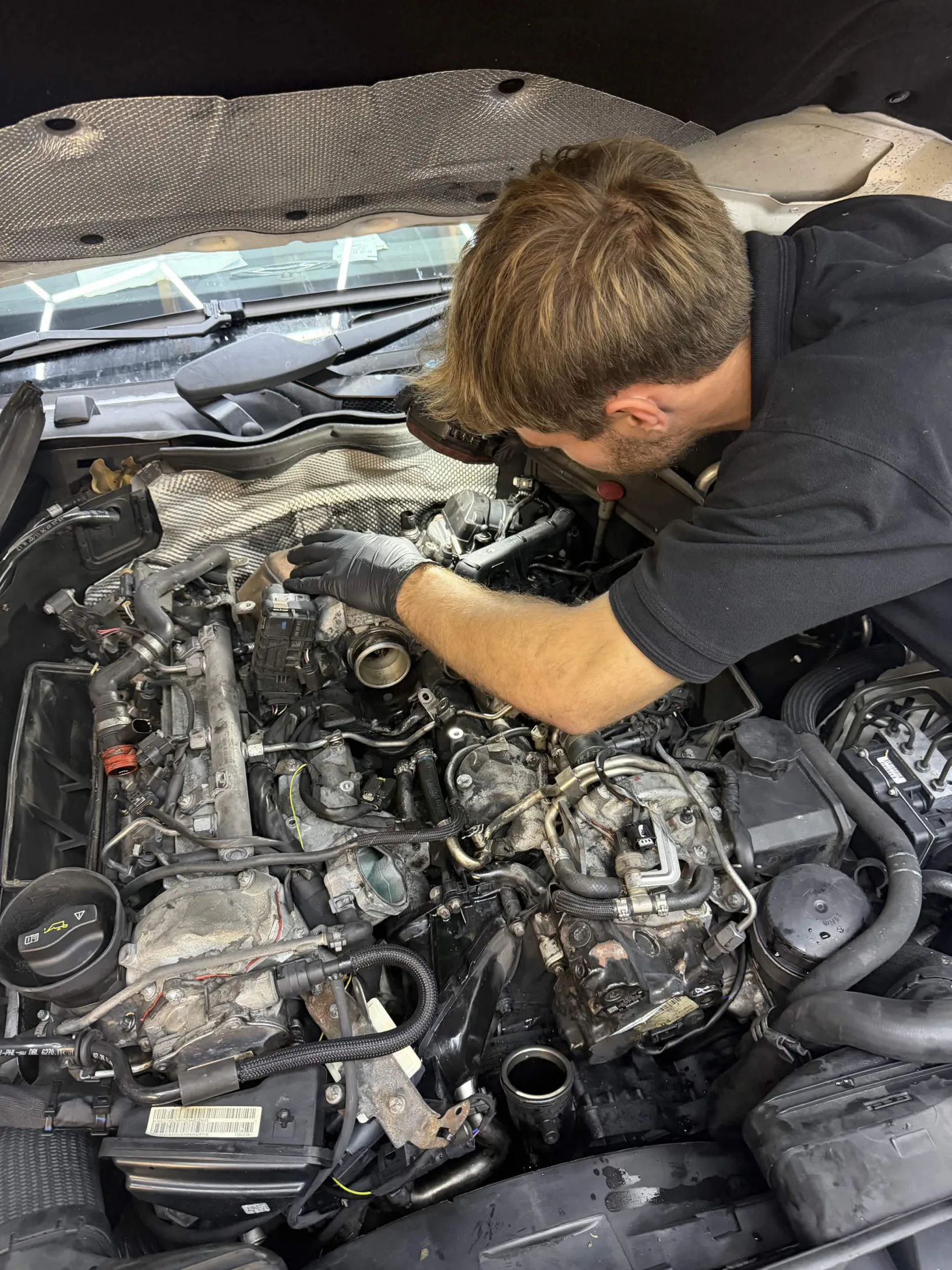 Mercedes OM642 Oil Cooler Seal Replacement