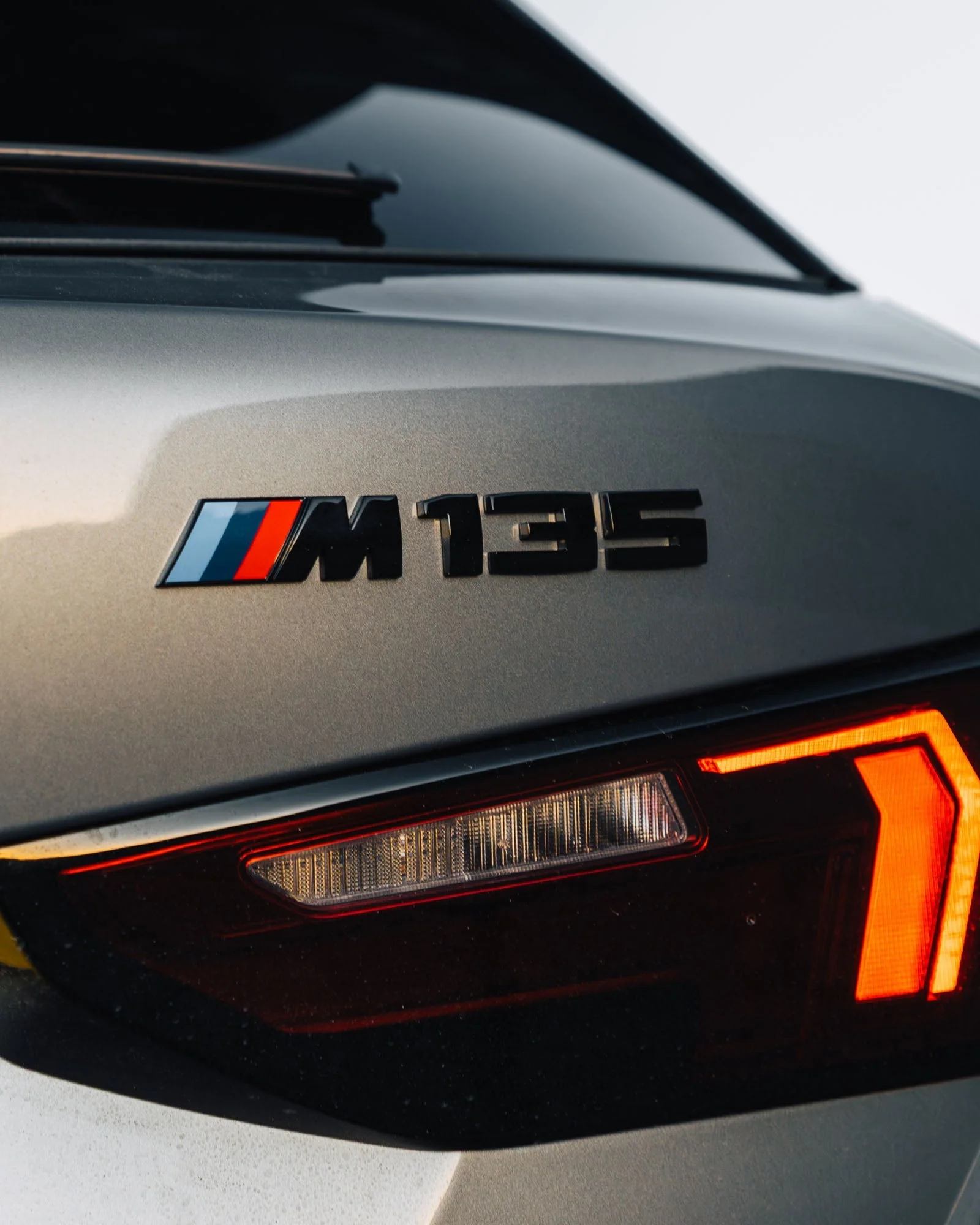 BMW M135i Genuine M Performance Black High Gloss Model Badge