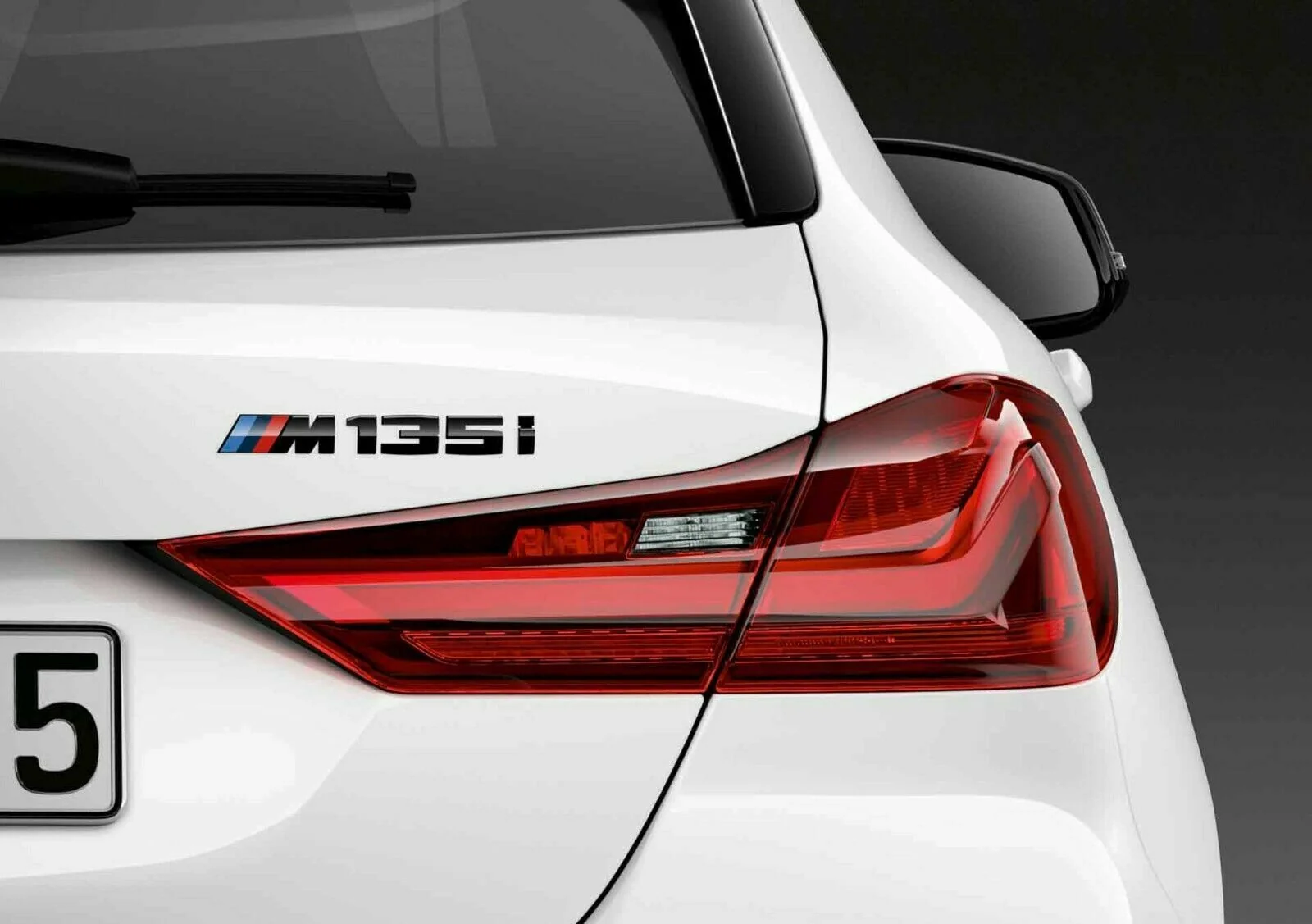 BMW M135i Genuine M Performance Black High Gloss Model Badge