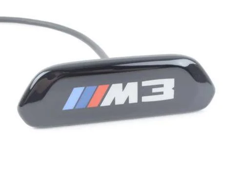 M Performance Black Model Seat Badges for BMW M3 (2014-2020, F80)