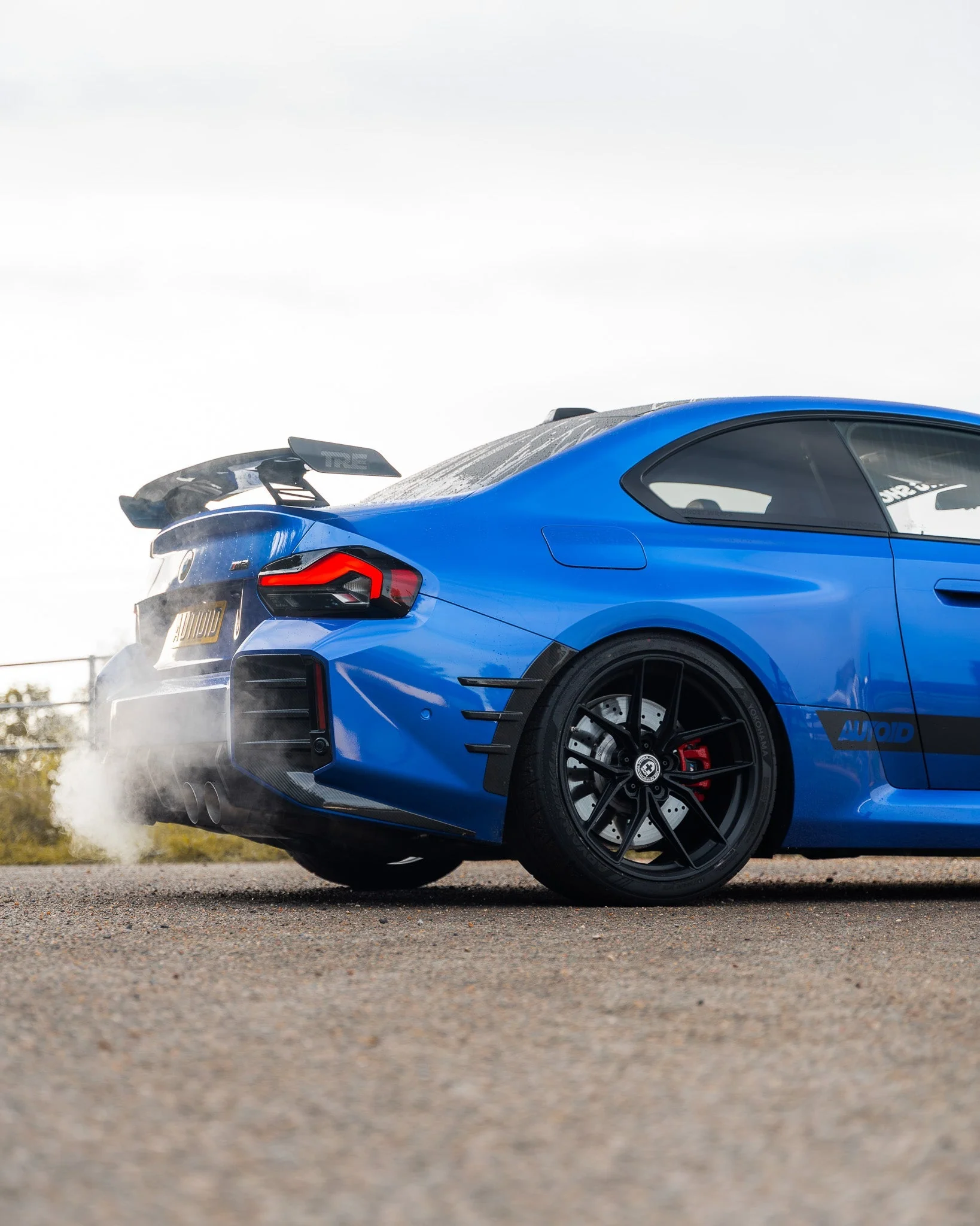 BMW M2 G87 Pre-Preg Carbon Fibre Rear Side Fender Trim Spats by FORM (2023+)