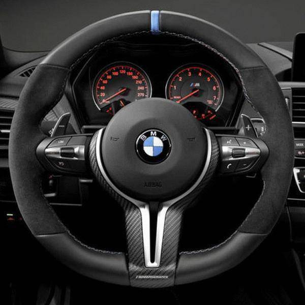 M Performance Steering Wheel Trim for BMW M Vehicles (2014-2021, F80 F82 F87)