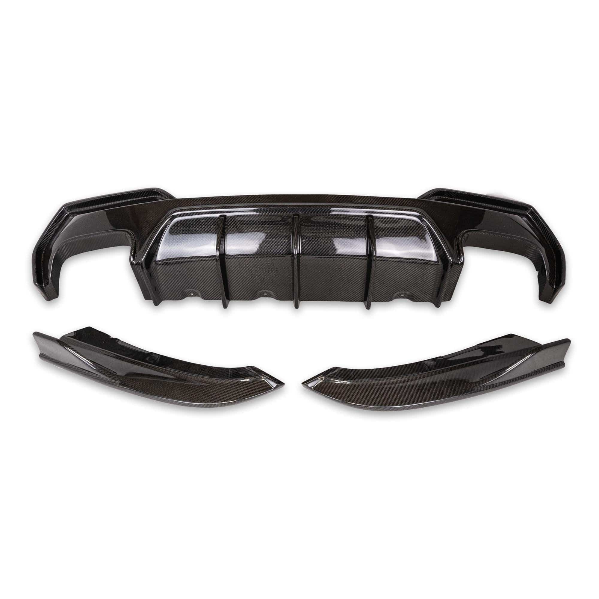 BMW 4 Series G22 G23 Pre-Preg Carbon Fibre Competition Rear Diffuser Set Pro by FORM (2020+)
