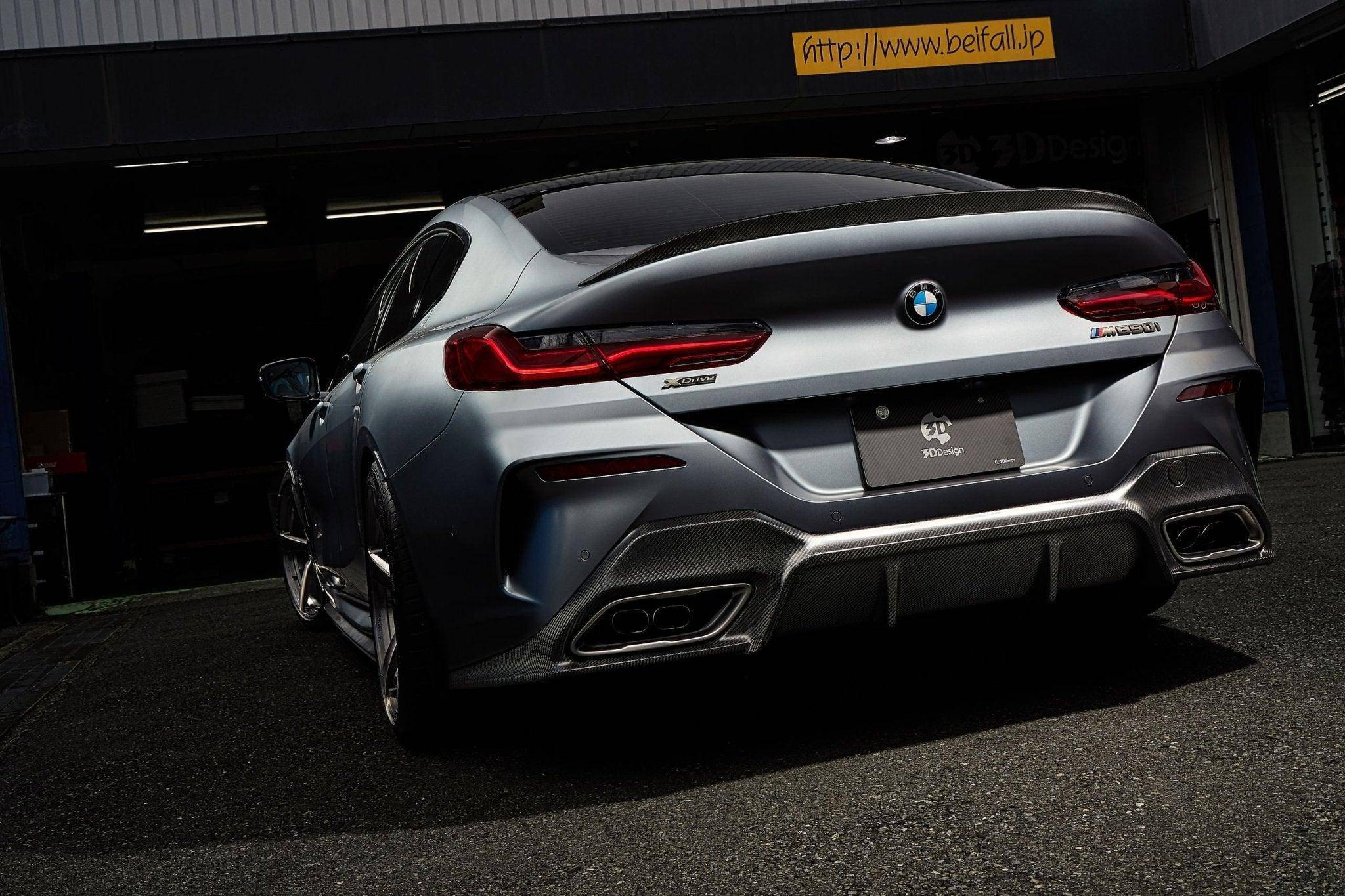 3DDesign Carbon Fibre Rear Diffuser for BMW 8 Series (2019+, G16)