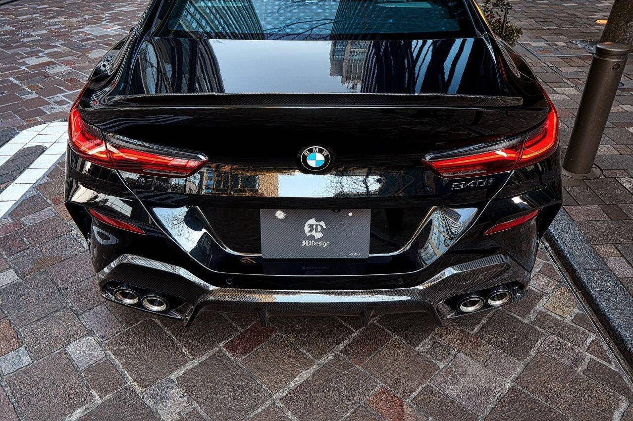 3DDesign Carbon Fibre Rear Diffuser for BMW 8 Series (2019+, G16)
