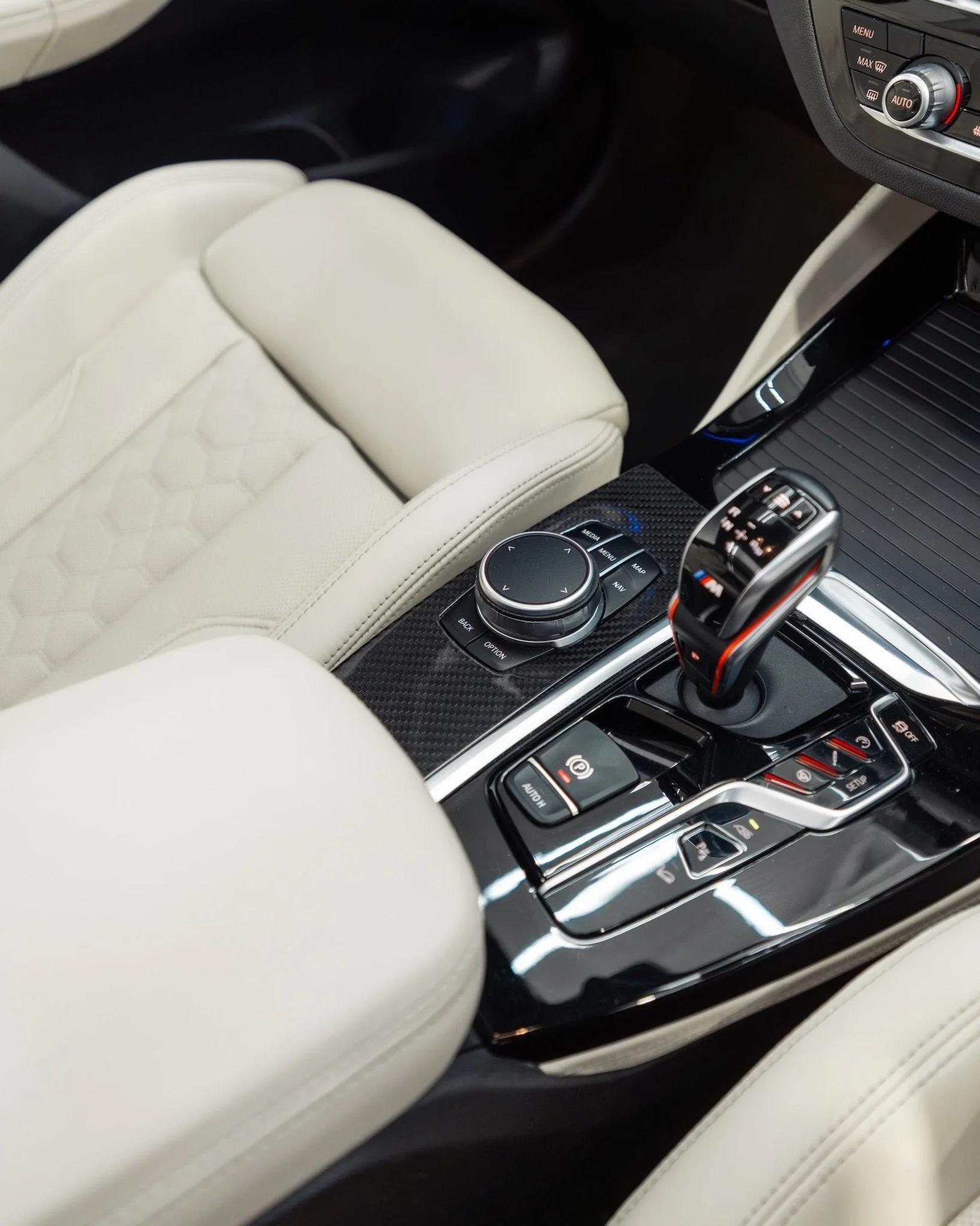 BMW X3M F97 & X4M F97 Carbon Fibre Interior Trim Overlay Set by FORM (2019+)